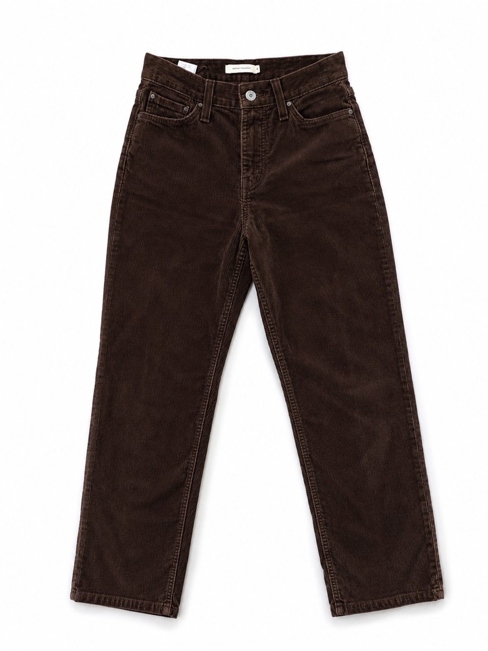 Levi’s Wedgie Straight Brown corduroy Jeans Size 24/28